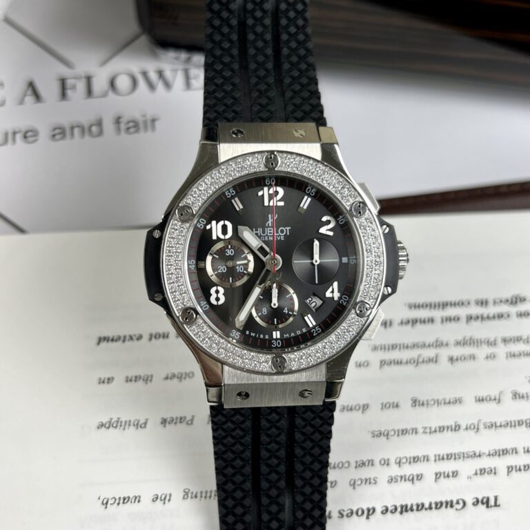 Hublot Big Bang Chronograph 44mm (Super Clone) Diamond Bezel – SC-HUBLOTR-13407