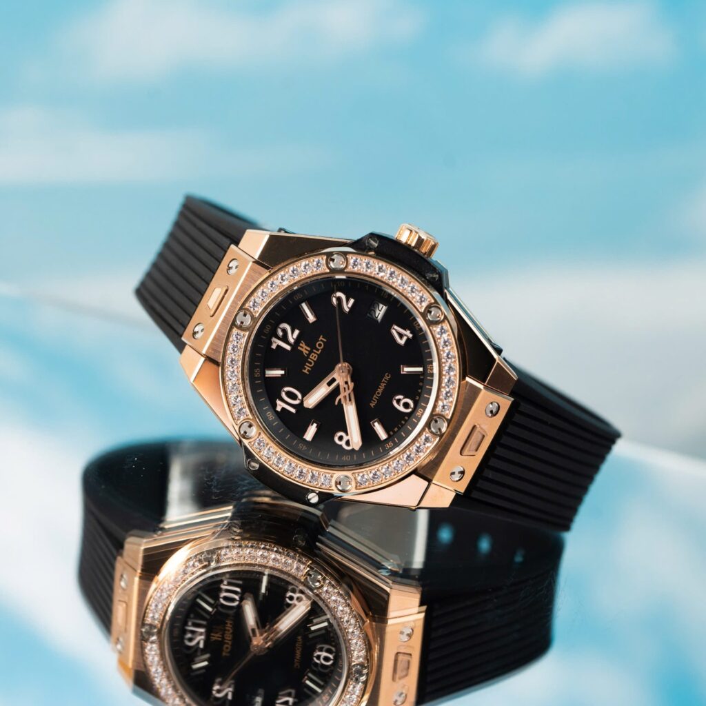 Hublot Big Bang One Click 39mm King Gold (Super Clone 1:1) Diamond Bezel – SC-HUBLOTR-13492