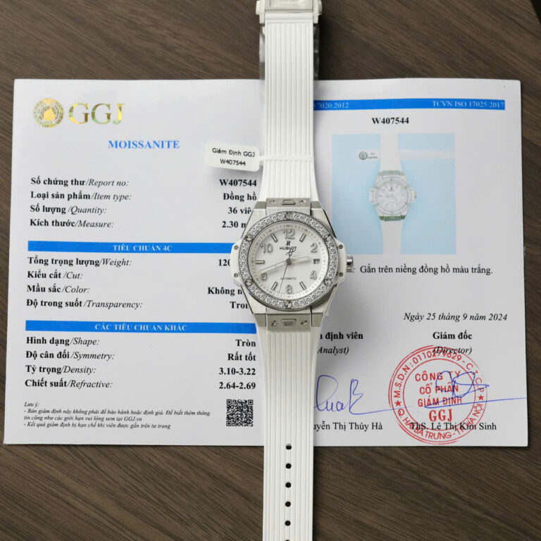 Hublot Big Bang One Click 39mm Titanium (Super Clone) Moissanite Diamonds Bezel