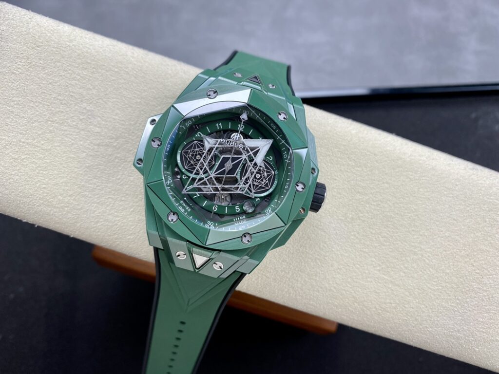 Hublot Big Bang Sang Bleu II 44mm Ceramic (Super Clone) Green Dial – SC-HUBLOTB-12781