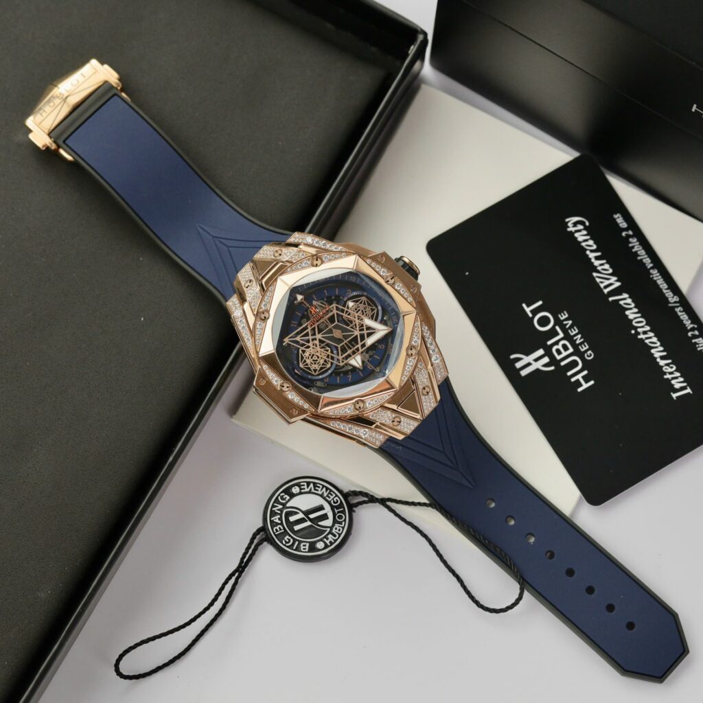 Hublot Big Bang Sang Bleu II 44mm King Gold (HB Factory Super Clone) Blue Dial – 1:1 Best Edition