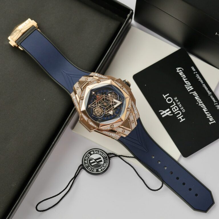 Hublot Big Bang Sang Bleu II 44mm King Gold (HB Factory Super Clone) Blue Dial – 1:1 Best Edition