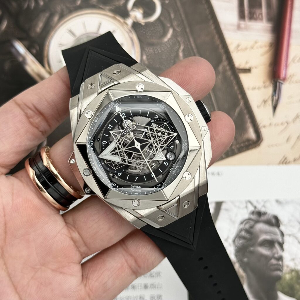 Hublot Big Bang Sang Bleu II 45mm Titanium (BBF Super Clone) Black Dial – SC-HUBLOTR-13952