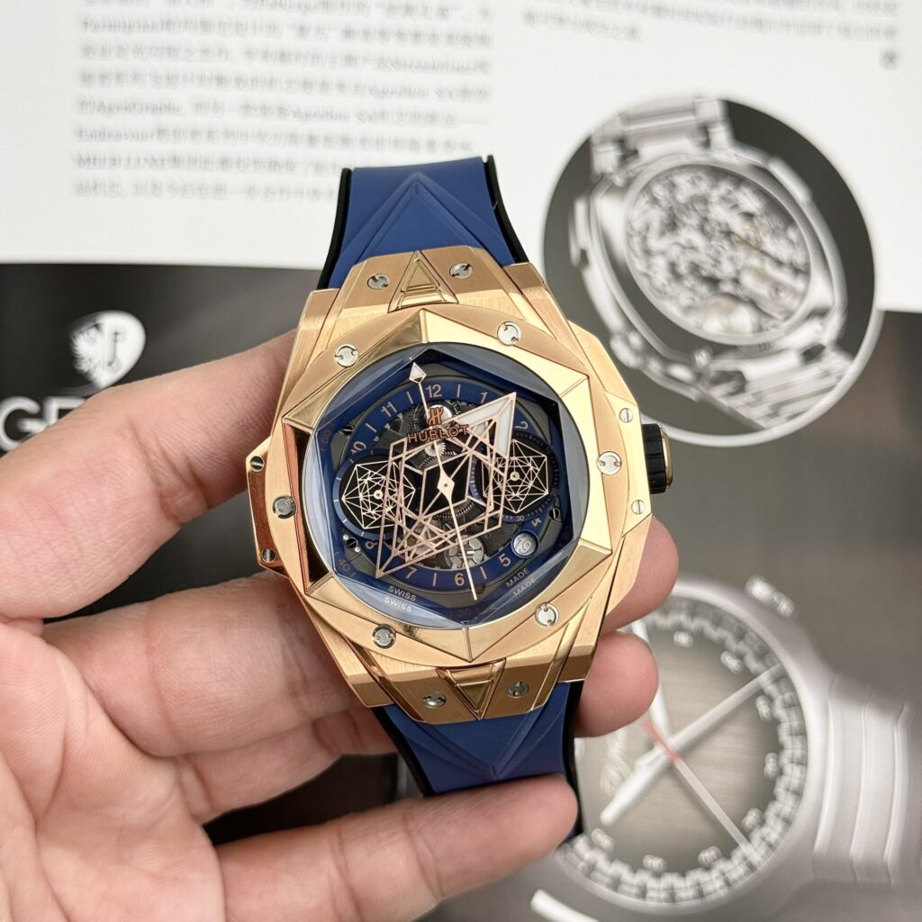 Hublot Big Bang Sang Bleu II 45mm King Gold (BBF Super Clone) Blue Dial – 1:1 Best Edition