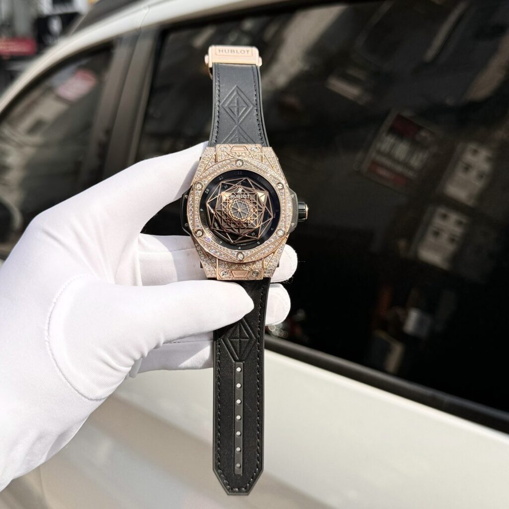 Hublot Big Bang Sang Bleu 44mm King Gold (Super Clone) Diamond Bezel – SC-HUBLOTB-12757