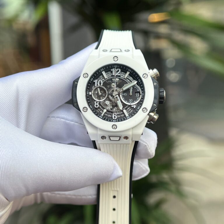 Hublot Big Bang Unico 42mm White Ceramic (BBF Super Clone) on Rubber Strap – Best Edition