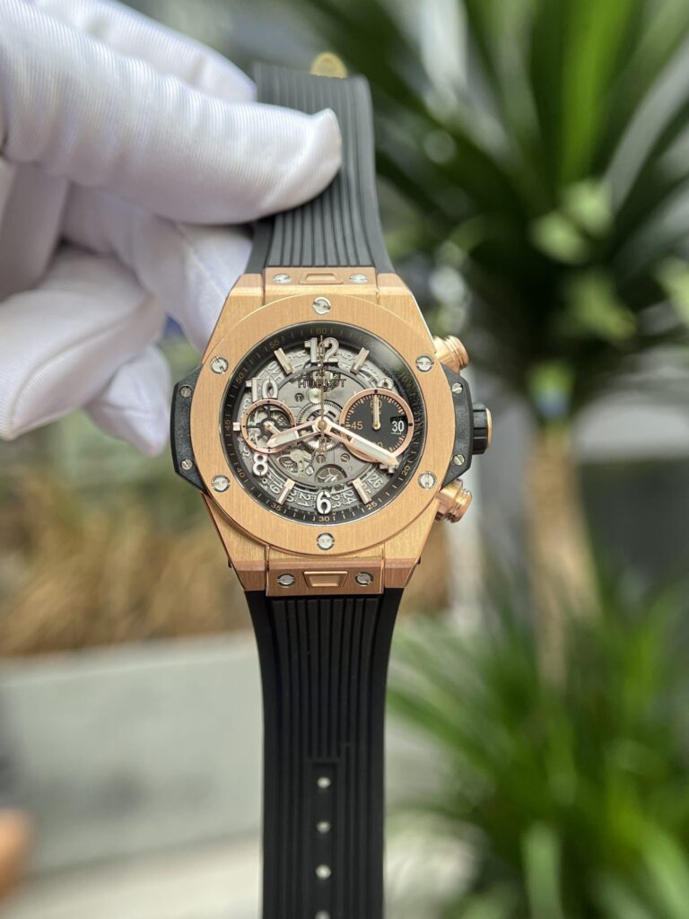 Hublot Big Bang Unico 42mm King Gold (BBF Super Clone) on Rubber Strap