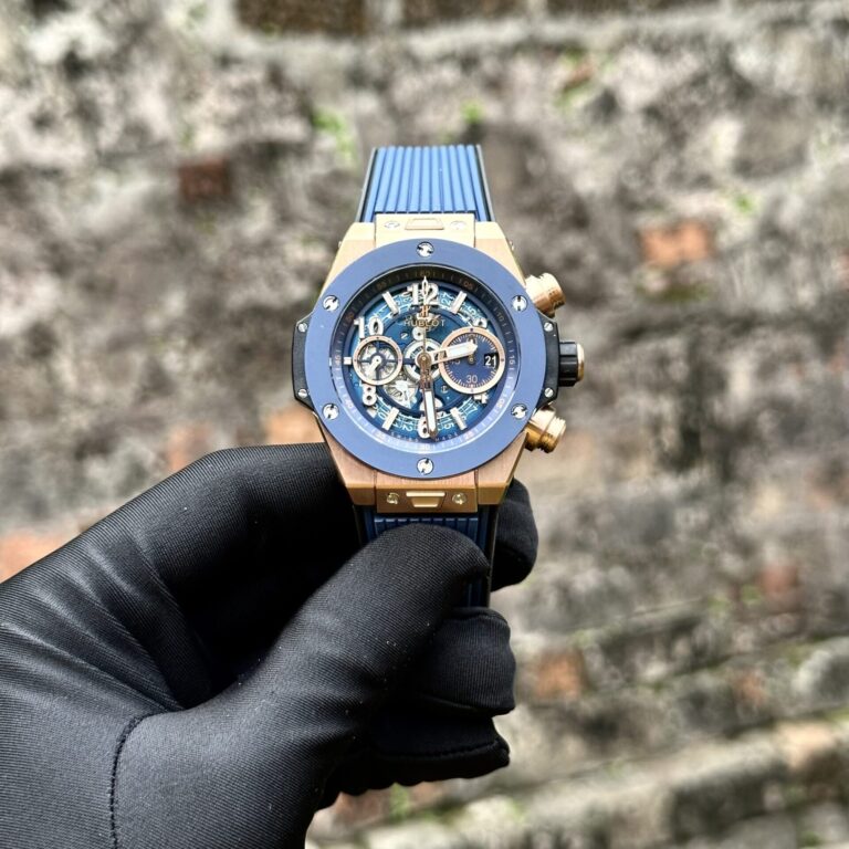 Hublot Big Bang Unico 44mm King Gold (Super Clone) Blue Ceramic Bezel – SC-HUBLOTR-13667