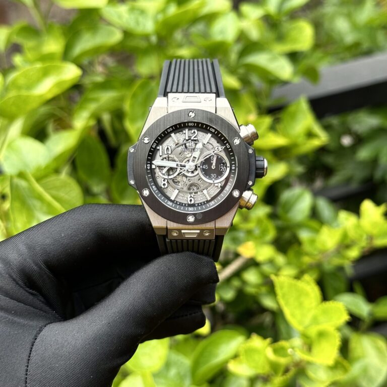 Hublot Big Bang Unico 44mm SS (Super Clone 1:1) Black Rubber Strap
