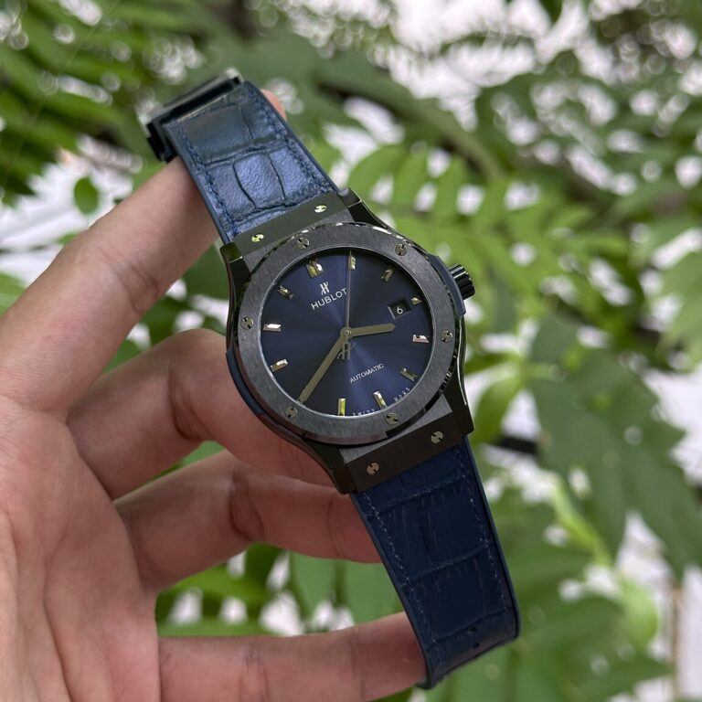 Hublot Classic Fusion 42mm Ceramic Blue (JJZ Super Clone) – Best Replica Watch