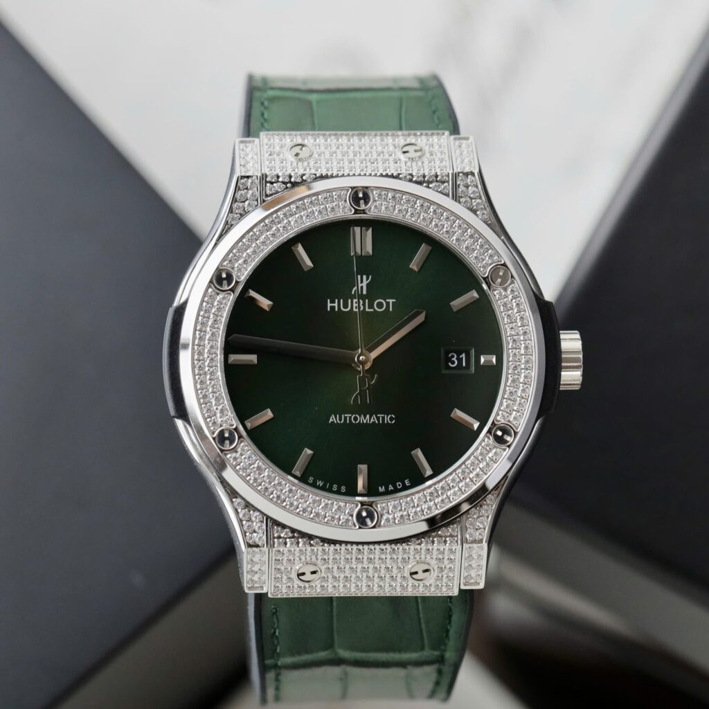 Hublot Classic Fusion 42mm Green Dial (HB Factory Super Clone)