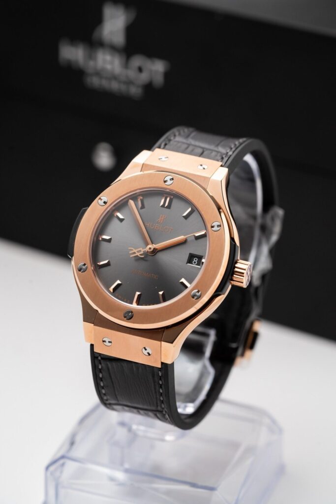 Hublot Classic Fusion King Gold 38mm (JJF Factory Super Clone) Gray Dial