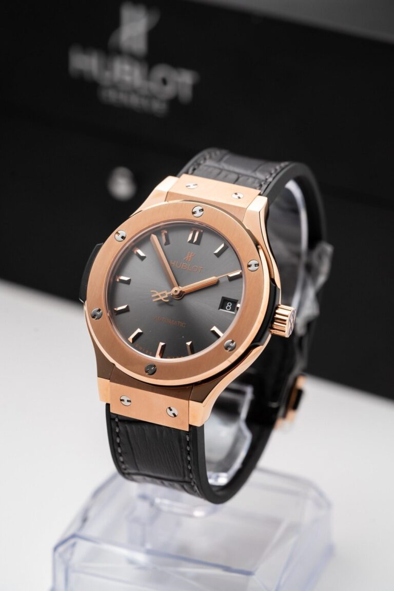 Hublot Classic Fusion King Gold 38mm (JJF Factory Super Clone) Gray Dial
