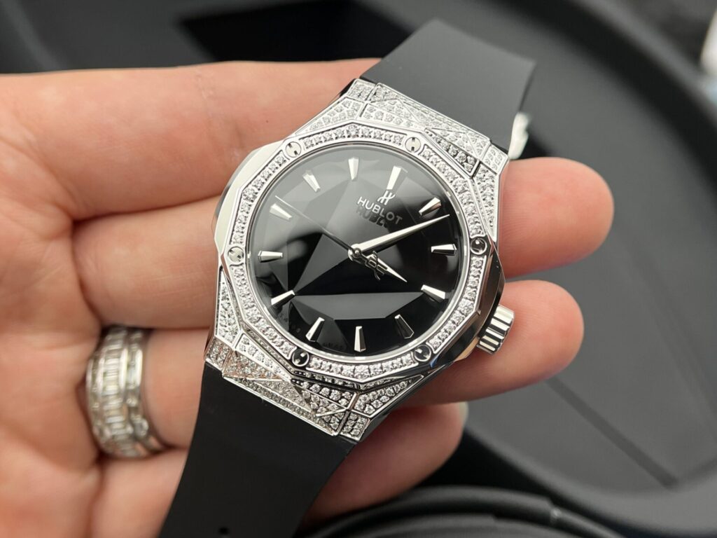 Hublot Classic Fusion Orlinski 40mm (HB Factory Super Clone) Black Dial on Rubber Strap