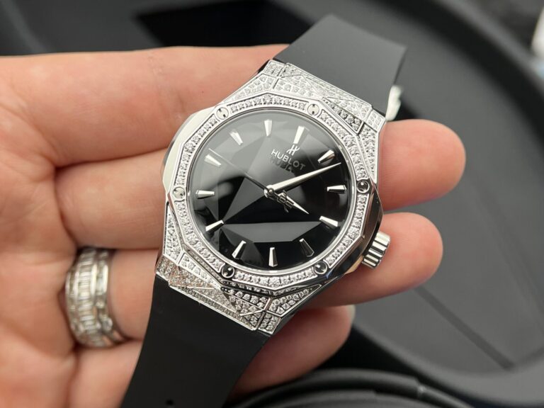 Hublot Classic Fusion Orlinski 40mm (HB Factory Super Clone) Black Dial on Rubber Strap
