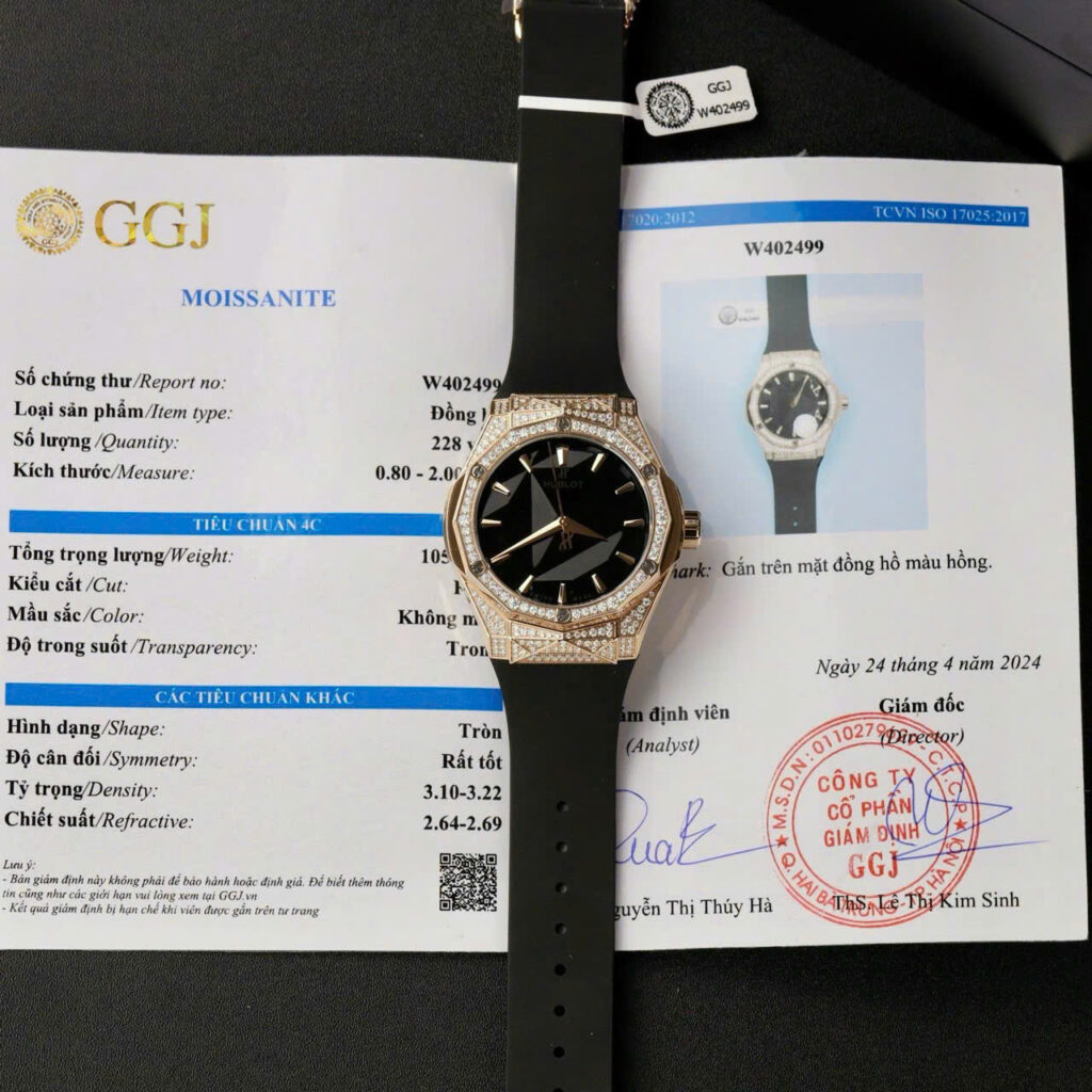 Hublot Orlinski King Gold 40mm (Super Clone) Full Moissanite Diamond