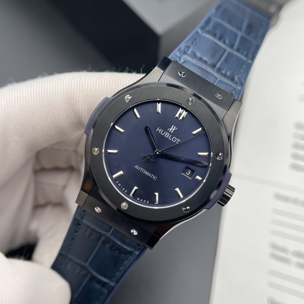 Hublot Classic Fusion 42mm Ceramic (HB Factory Super Clone) Blue Dial – 1:1 Best Edition