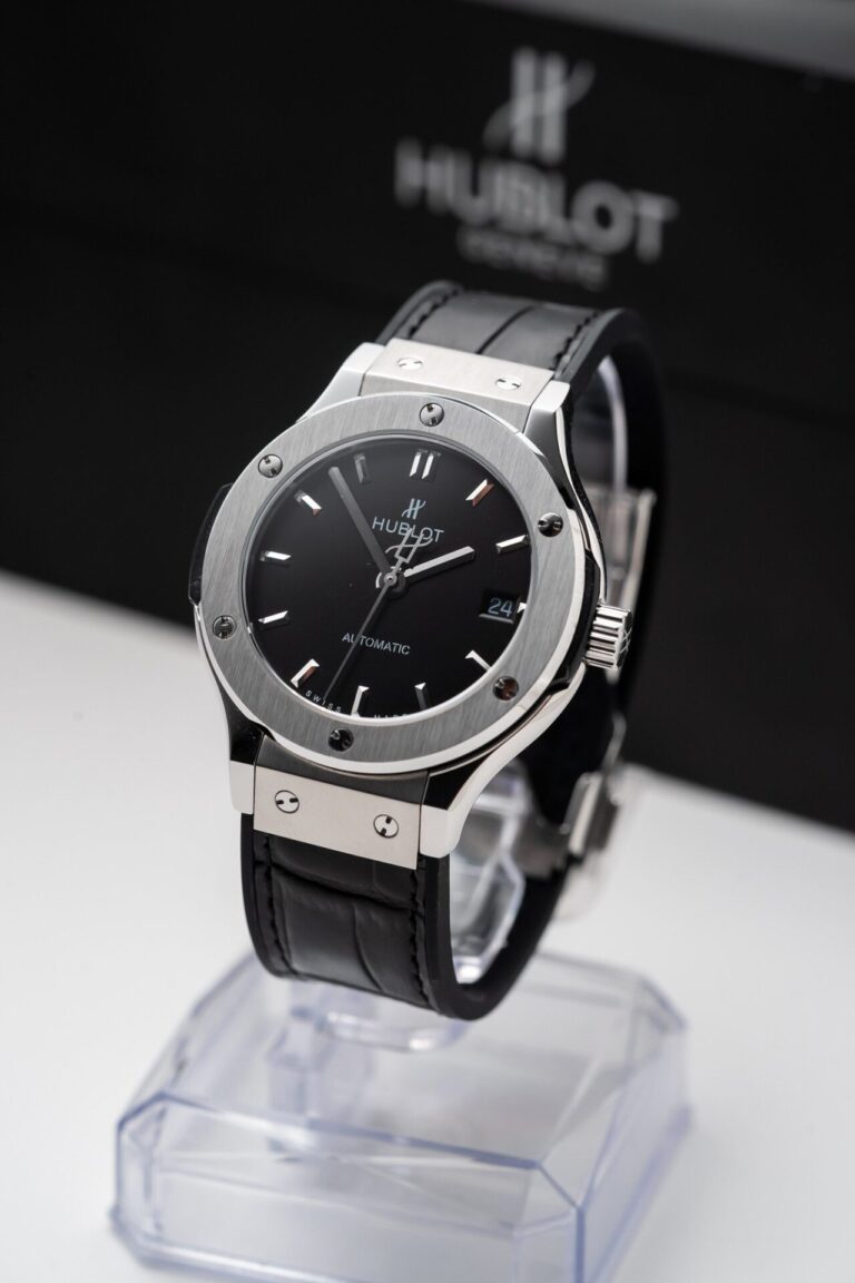 Hublot Classic Fusion 38mm Titanium (JJF Factory Super Clone) Black Dial – 1:1 Best Edition