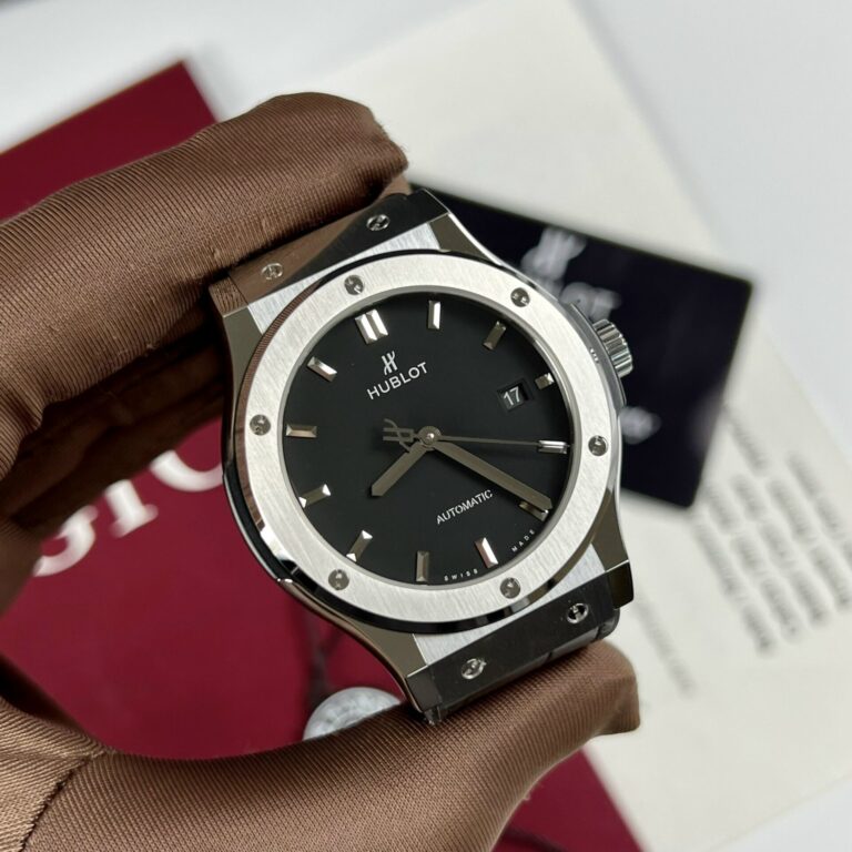 Hublot Classic Fusion 42mm Titanium (JJF Factory Super Clone) Black Dial – 1:1 Best Edition