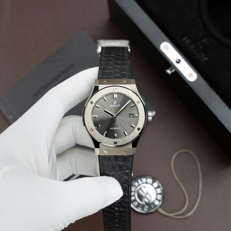 Hublot Classic Fusion 42mm Titanium (Super Clone) Gray Dial – SW300 Movement
