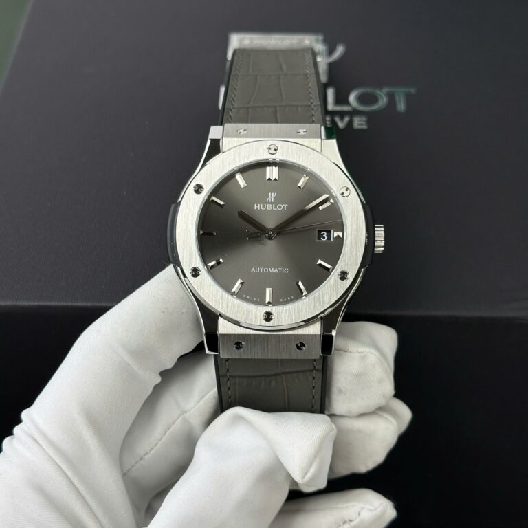 Hublot Classic Fusion 45mm Titanium (WWF Factory Best Quality) Gray Dial – Super Clone