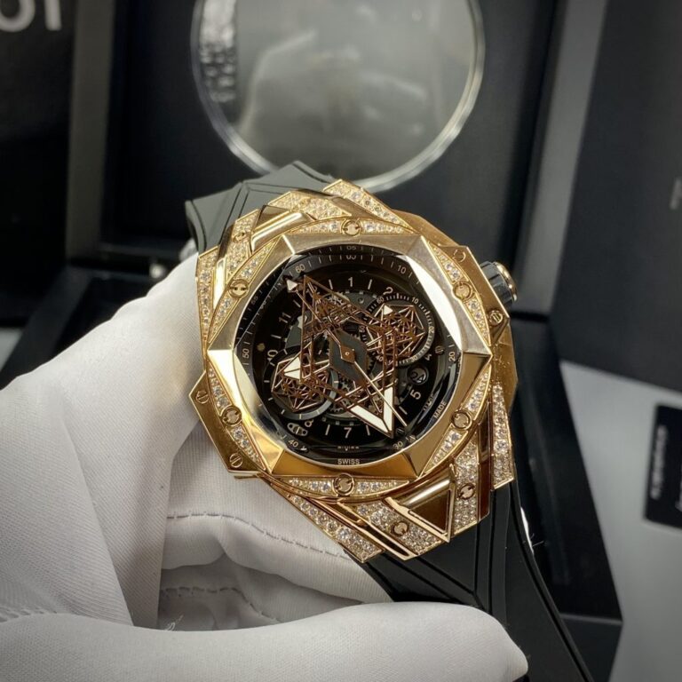 Hublot Big Bang Sang Bleu II 44mm King Gold (HB Factory Super Clone) – Black Dial