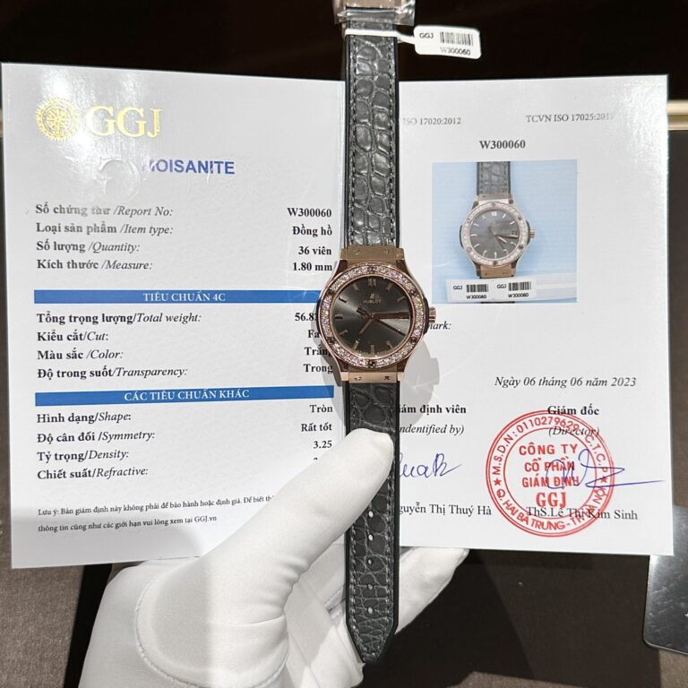 Hublot Women’s Replica Watch 33mm (Super Clone) Moissanite Diamond – SC-8217-13361