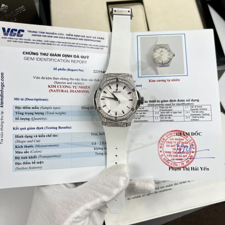 Hublot Orlinski 40mm (APS Factory Super Clone) White Dial with Custom Moissanite Diamonds