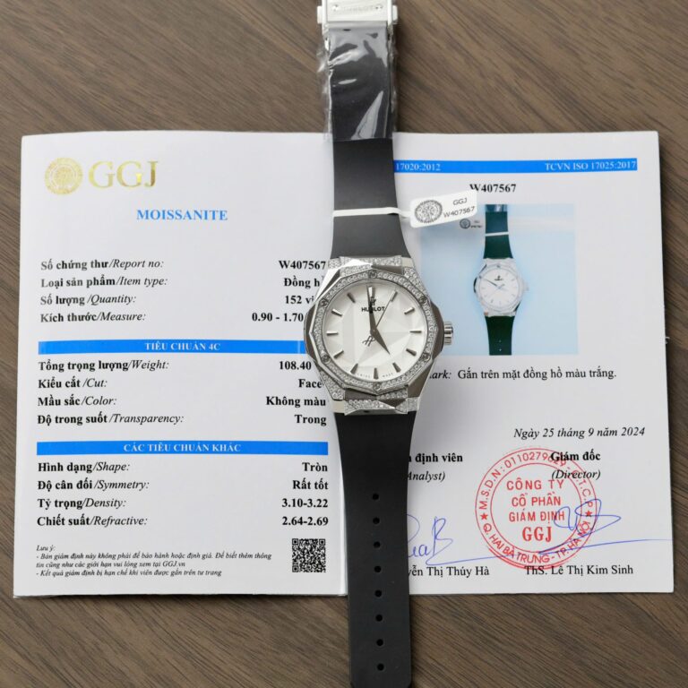 Hublot Orlinski 40mm (Custom Moissanite Diamonds) White Dial – Super Clone