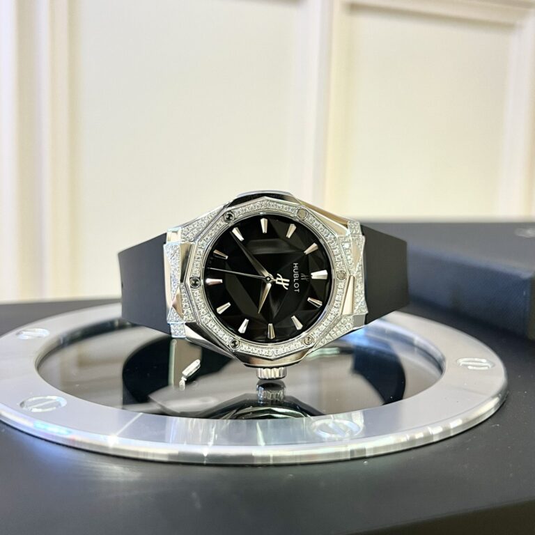 Hublot Orlinski 40mm Titanium (Super Clone Best Edition) Black Dial with Diamond Accents