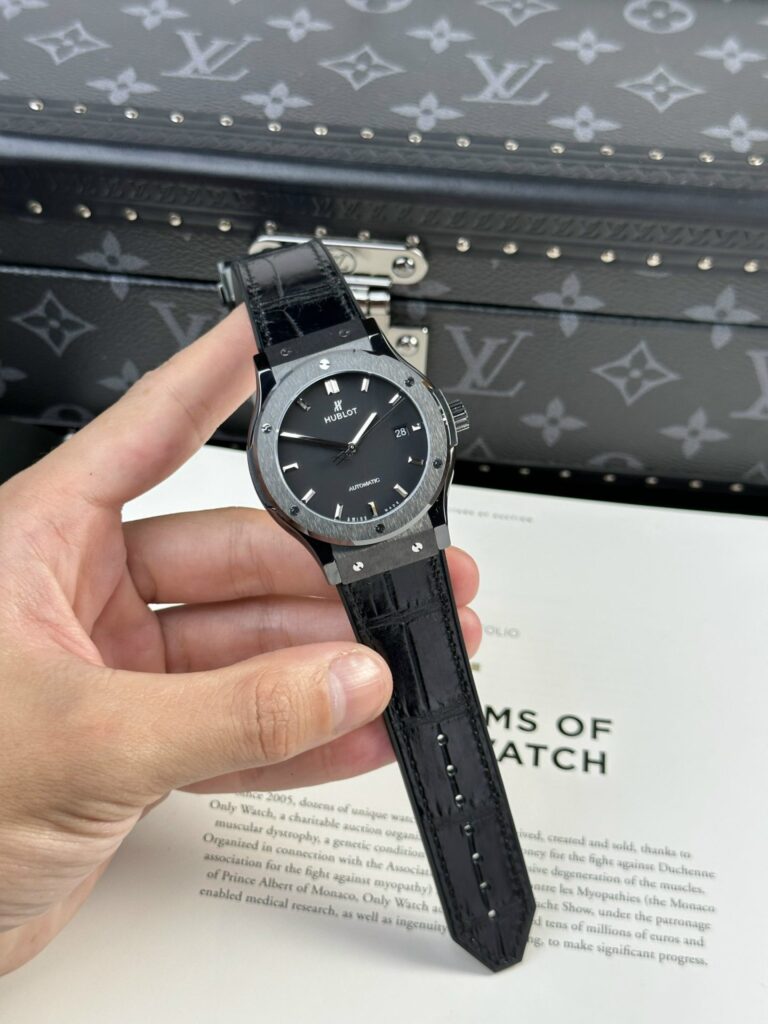 Hublot Classic Fusion 42mm Ceramic (Super Clone) Refined Black Dial – SC-HUBLOTC-12656