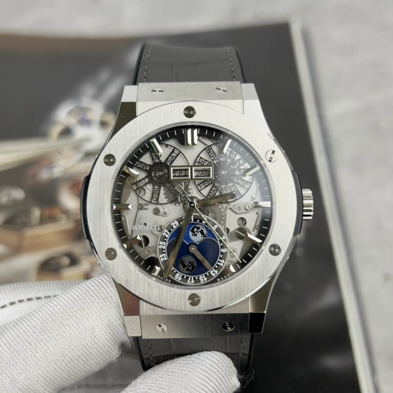 Hublot Aerofusion Moonphase 45mm (Super Clone) Skeleton Mechanical