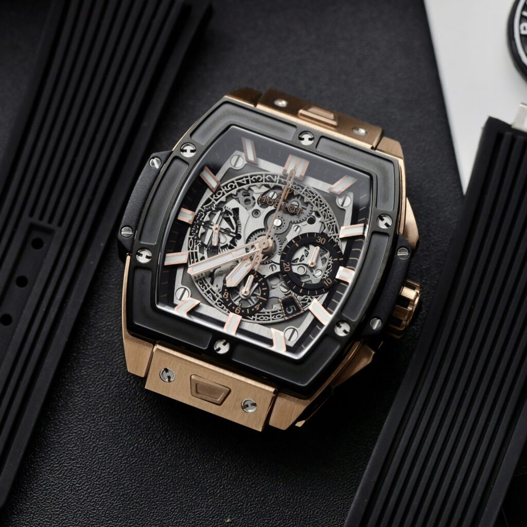 Hublot Spirit Of Big Bang 42mm King Gold (Super Clone) Black Dial – SC-HUBLOTR-14064