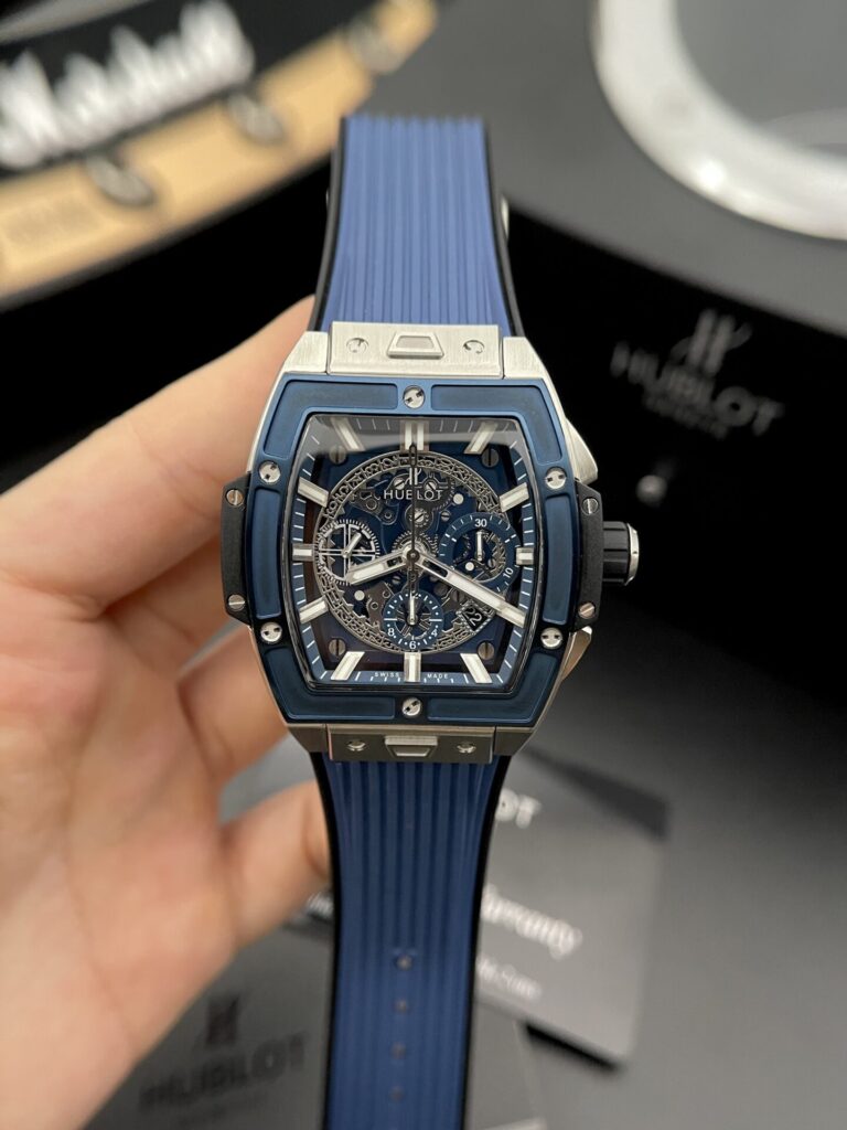 Hublot Spirit Of Big Bang 42mm Titanium (Super Clone) Blue Dial – 1:1 Best Edition