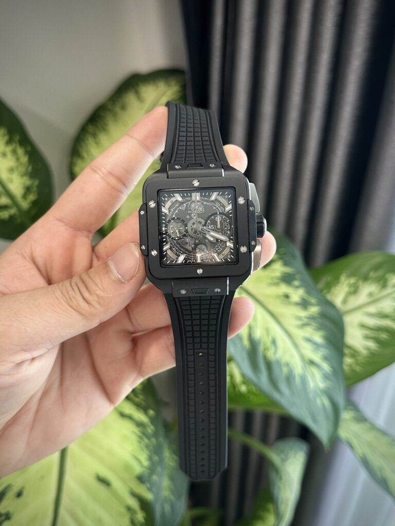 Hublot Square Bang Unico 42mm Ceramic (BBF Factory Super Clone) Black Dial – 1:1 Best Edition