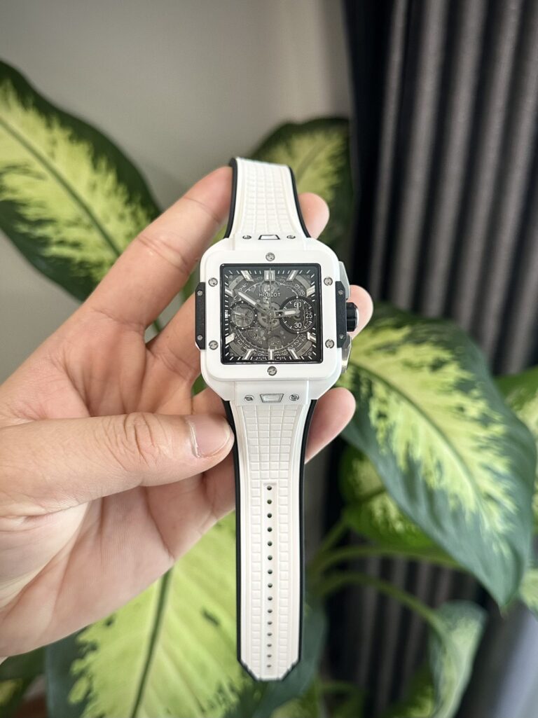 Hublot Square Bang Unico Ceramic White (BBF Factory) 42mm – Super Clone