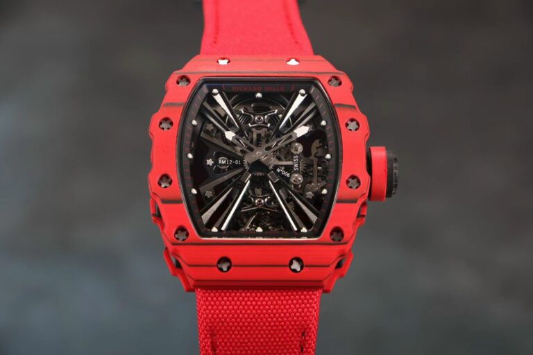 Richard Mille RM12-01 Tourbillon 40mm Carbon Red (Best Super Clone) – 11909