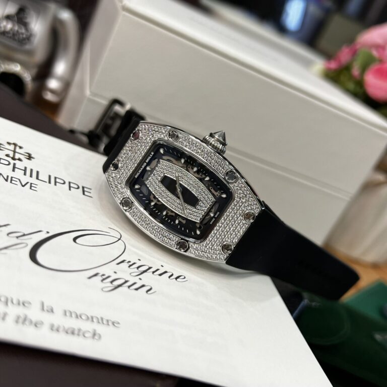 Richard Mille RM007 36mm Full CZ (Super Clone) Black Dial – 1:1 Best Edition