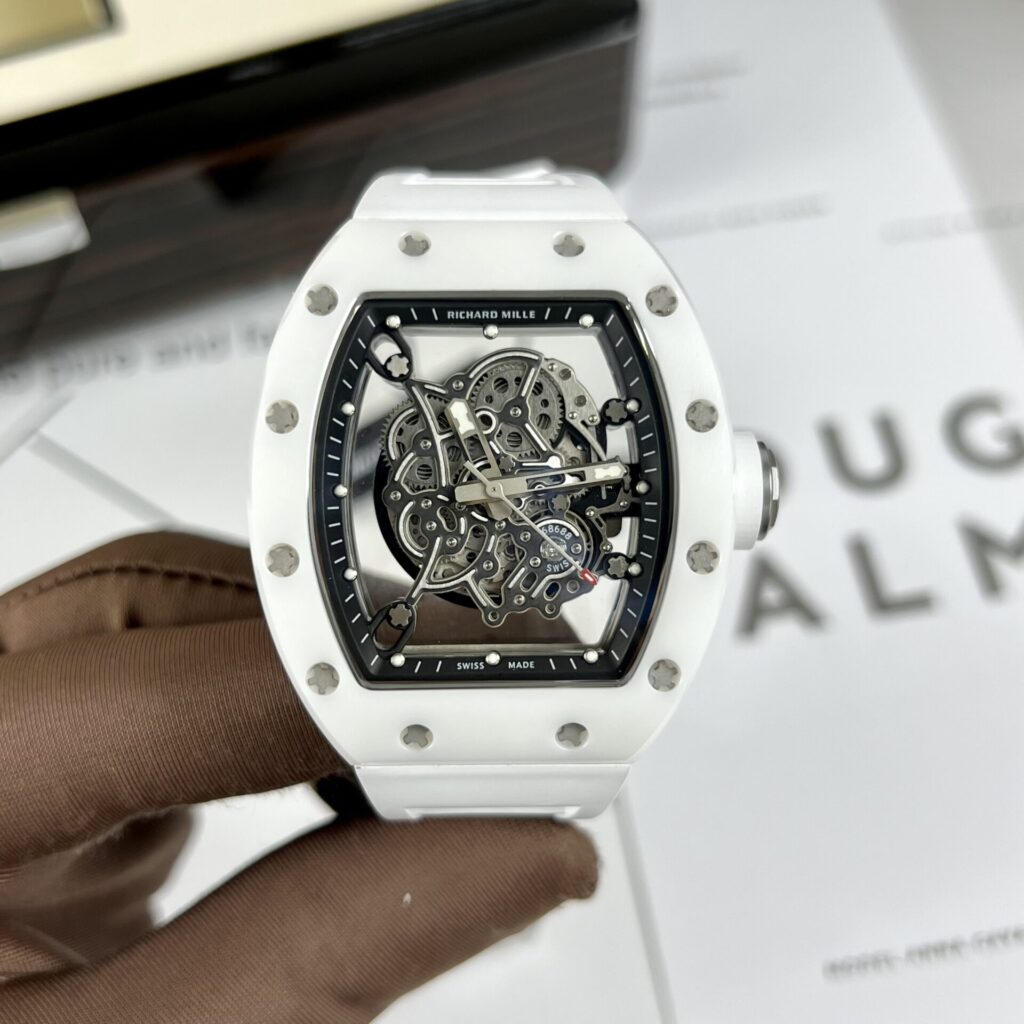Richard Mille RM055 45mm White (High Quality Super Clone) – A1 Edition