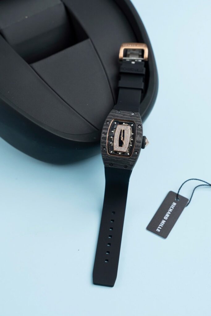 Richard Mille RM07-01 36mm Carbon (Factory Unknown) Black Rubber Strap
