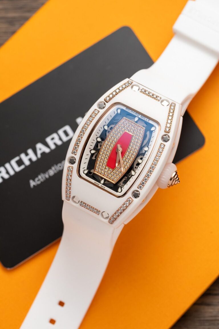 Richard Mille RM07-01 36mm White Ceramic Case with Diamonds (Replica) – Luxury Timepiece