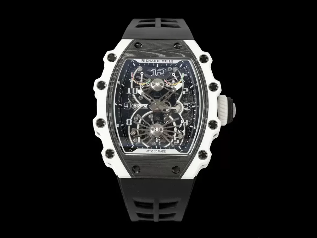Richard Mille RM21-01 Tourbillon 45mm (RM Factory Best Super Clone) – Black Dial