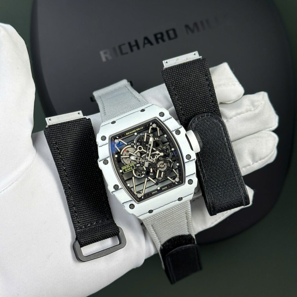Richard Mille RM35-01 42mm (BBR Factory 1:1 Replica) Red Rubber Strap