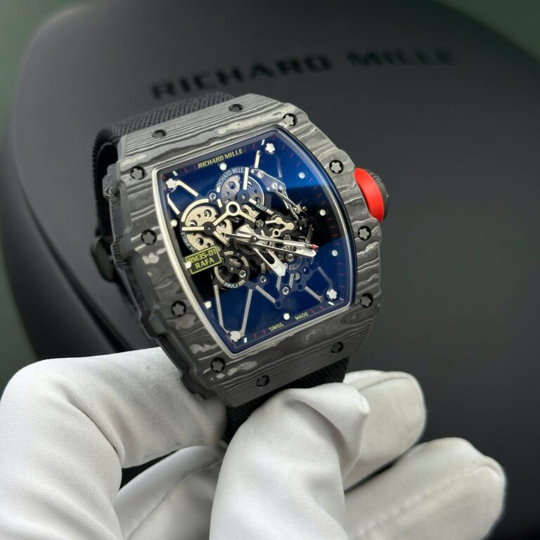 Richard Mille RM35-01 44.5x50mm Carbon Case (BBR Factory) Fabric Nato Strap