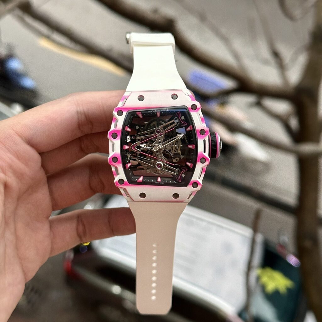 Richard Mille RM38-02 Tourbillon 43.7mm (Super Clone) Rubber Strap
