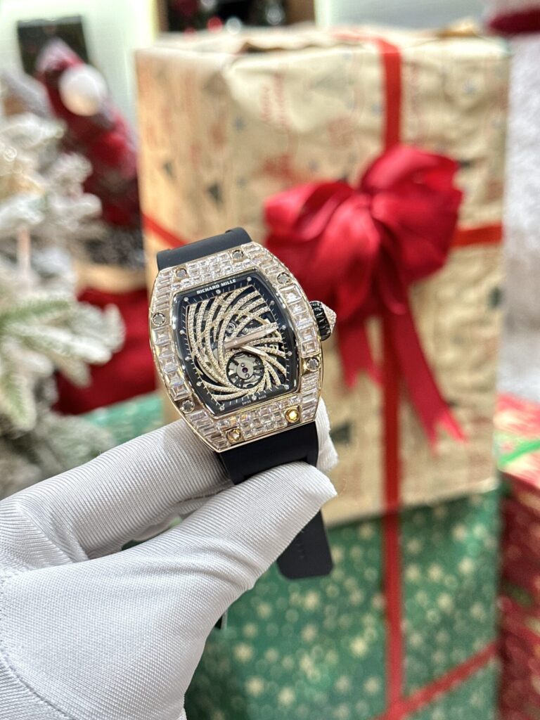 Richard Mille RM51-02 40mm Rose Gold (Super Clone) on Rubber Strap