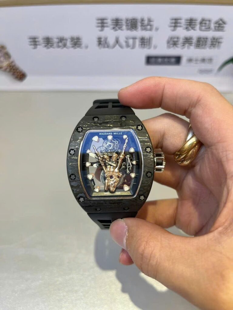 Richard Mille RM66 Custom Tourbillon 42.7mm Carbon with 18K Gold Wrap