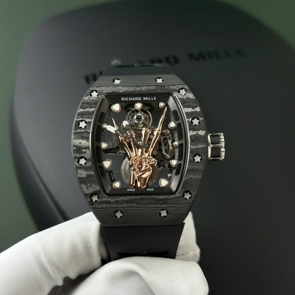 Richard Mille RM66 Flying Tourbillon 42.7×49.9mm Carbon (Best Replica Watch)
