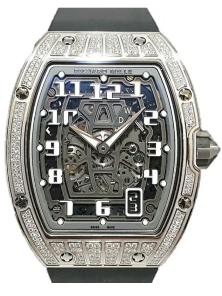 Richard Mille RM67-01 Skeleton Dial 38.7mm (Ultra-Thin Customs Natural Diamonds Best Refined) – Super Clone