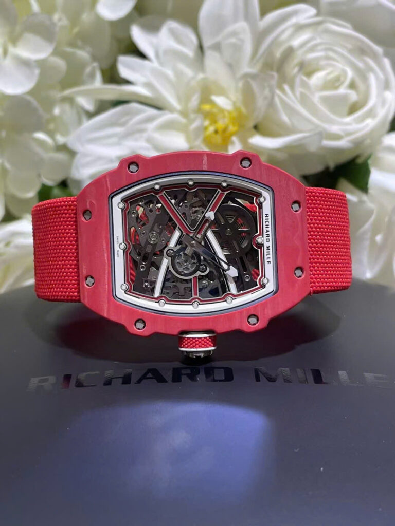 Richard Mille RM67-02 38.7×47.52mm Red Carbon (Best Super Clone) – Weight 37 Grams